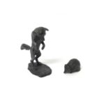 Sarah Maclaurin for Nelson & Forbes - limited edition bronze sculpture of a Fox no. 40 of 500, with