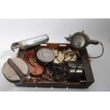 Collection of various militaria to include signalling light, fire extinguisher and various other ite