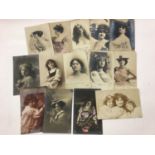 Large collection of European postcards 1897 - 1915, mostly Swiss, few English, French, German and It