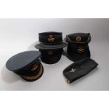 Group of 6 Elizabeth II RAF Officers caps, side caps and ladies hats (6)