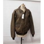 Good Quality U.S. A-2 Jacket, size Extra Large (XL), manufactured by Cockpit USA, R.R.P. $580.00, in