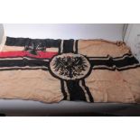 Reproduction Imperial German Naval battle flag, approx 150 x 86cm