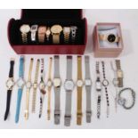 Group of contemporary wristwatches including five Skagen, Rotary, Amanda Wakeley, Radley etc