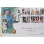 Guernsey - Gold proof coin first day cover 'Queen Elizabeth The Queen Mother 99th Birthday' £25, 199