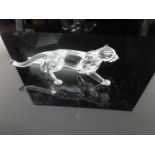Swarovski crystal African Wildlife model - Panther