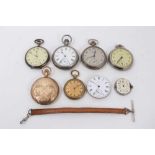 Group of various pocket watches