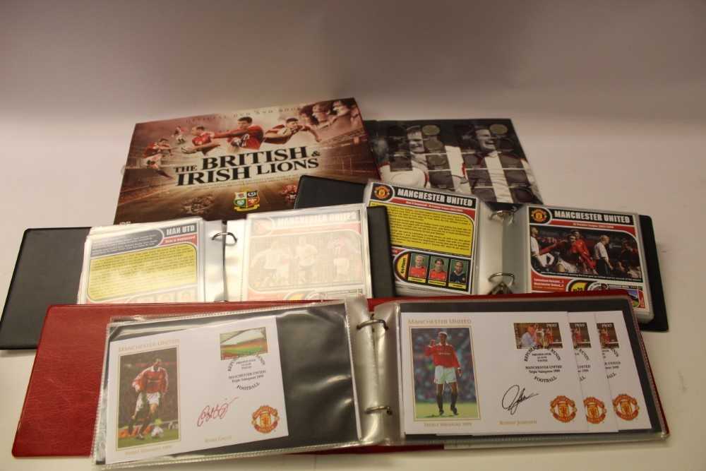 World mixed football related stamp covers to include the 2002 World Cup Collection, Manchester Utd 2 - Image 2 of 2
