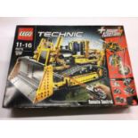 Lego Technic 8275 motorised bulldozer, with remote control and instructions, boxed