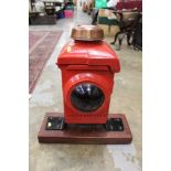 Large two direction railway crossing gate oil lamp