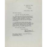 J. R. R. Tolkien (1892-1973) hand signed typed letter to his official photographer Pamela Chandler,