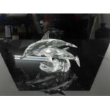 Swarovski crystal model - Lead Me, Dolphins