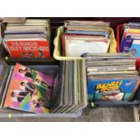 Ten boxes of 1960's, 70's and later LP's to be sorted into lot(S)