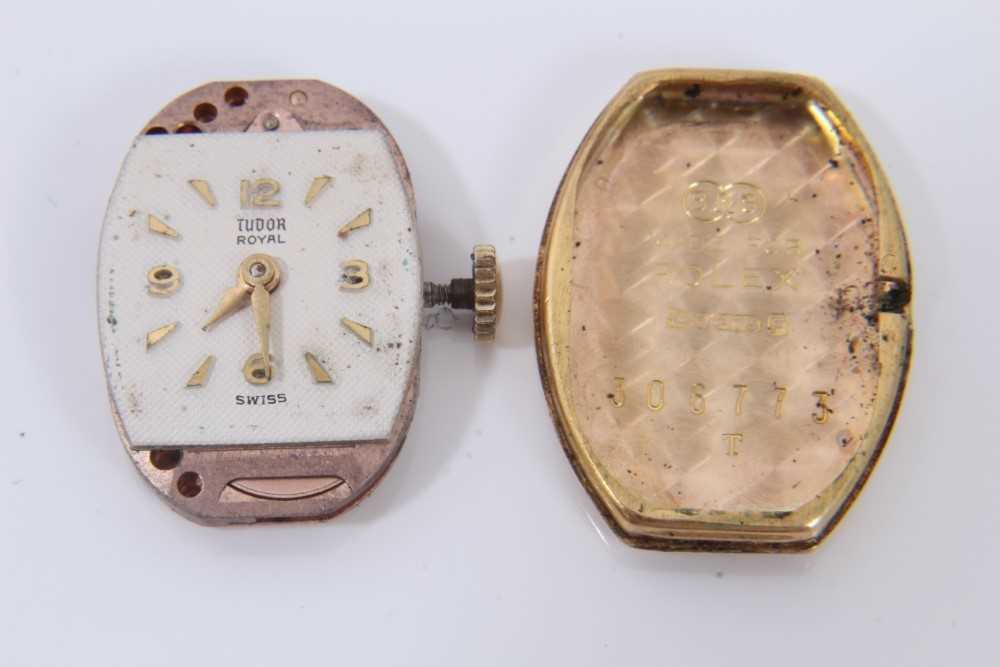 1950s ladies Rolex Tudor Royal 9ct gold wristwatch - Image 6 of 8