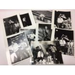 Michael Jackson Ninteen 1980's Black and White Press Release photographs by named photographers, Mic