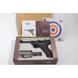 Airsoft Pistol- Umarex P.08 Parabellum Edition style BB gun in box