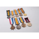 First World War 1914 - 15 Star and War medal named to 17824 PTE. J. Reeve. Suff. R, together with a