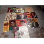Selection of L.P records including Elvis, Elton John, The Beach Boys etc - 5 boxes