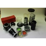 Leica camera lenses and other accessories