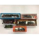 Railway- OO gauge selection including Locomotive and rolling stock (both boxed and unboxed)