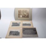 Six First World War period black and white photographs and one other