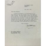 J. R. R. Tolkien (1892-1973) hand signed, typed letter to his official photographer Pamela Chandler,