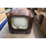 Vintage Bush TV22 bakelite television set