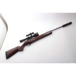 Air Rifle- Remington Express XP .22 Calibre Break Barrel Air Rifle, blued barrel fitted with a sound