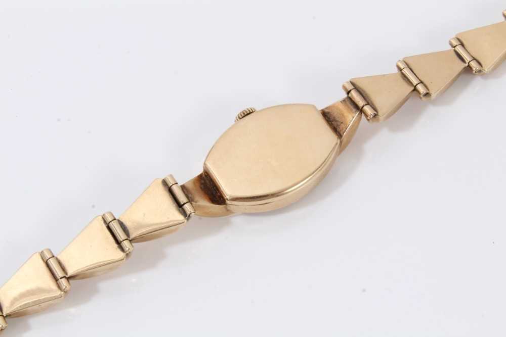 1950s ladies Rolex Tudor Royal 9ct gold wristwatch - Image 5 of 8