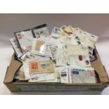 Banana box of FDCs 1950's and later. Approx 500.