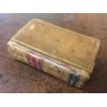 Greek New Testament, miniature bible, published 1628, in good early full calf binding