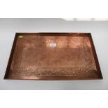 Arts and Crafts Keswick School of industrial arts copper tray