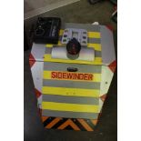 Interesting large scratch built model of a Robot Wars style Robot, together with a remote control, 6