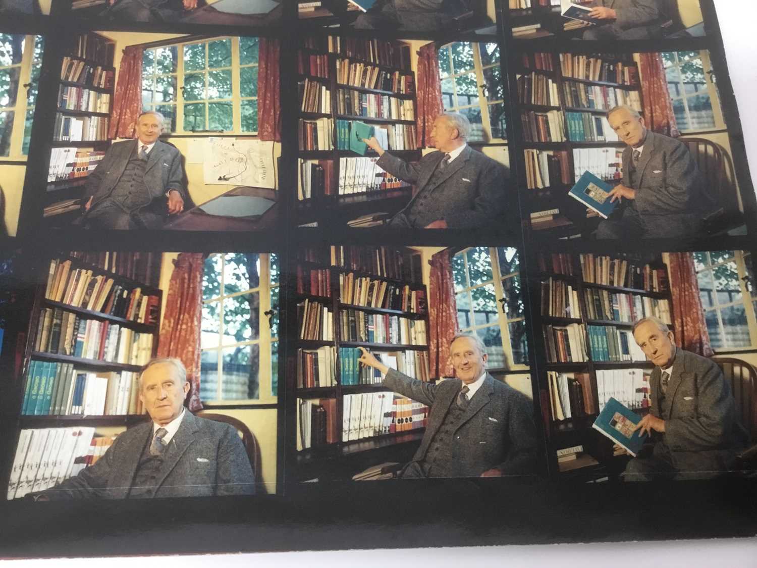 Pamela Chandler (1928-1993) four colour contact sheets taken of J. R, R. Tolkien and his wife Edith - Image 7 of 17