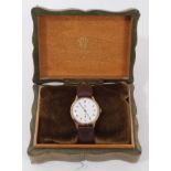Late 1940s 9ct gold cased Tudor Oyster wristwatch, in Rolex box