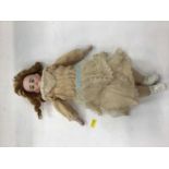 Doll Alt Beck & Gotteschalck Bisque Head and Shoulders marked 1234 Germany DCP.