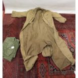 Post Second World War British military Khaki Tank crew overalls