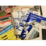 Collection of vintage football programmes