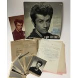 Pamela Chandler (1928-1993) small group of material relating to George Chakiris