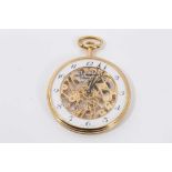 Chs. Tissot & Fils Depuis 1853 reproduction skeleton pocket watch