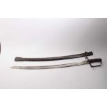 Late 19th century Continental cavalry troopers sword