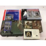 Britains European Farmhouse Tactical Scene boxed (x2) Famous landmarks, Horseguards plus other boxed