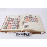 Selection of stamps albums - world stamps