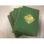 Oliver Goldsmith - A history of the Earth and Animated Nature, 6 volumes, original green tooled clot