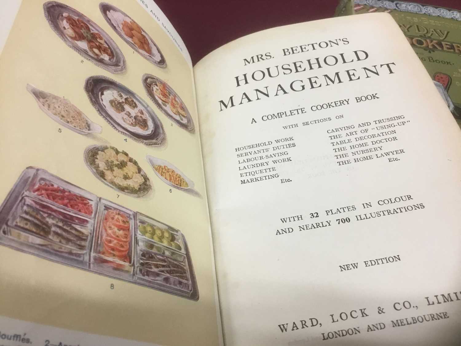 Mrs Beeton’s Household Management c.1910, Every Day Cookery 1904 - Image 2 of 3