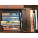 Large collection of books relating to aviation and particularly relating to WWII,