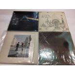 Eleven Pink Floyd LP's including Dark Side of the Moon, Animals, Meddle, Wish you were here and Reli