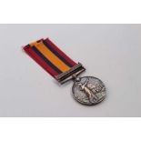 Queen's South Africa medal with one clasp- Defence of Ladysmith, named to 5922 PTE. A. Knight. Rifle