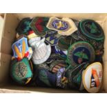 Collection of American Air Force cloth military badges (1 box)