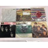 Beatles singles including "Love Me Do" 7XCE 17144/45 (approx. 20 plus 2 EP's), together with a selec