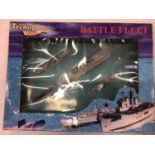 Triang Ships Battlefleet set boxed plus others.